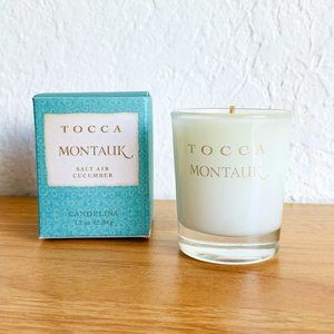 [3 for $50] BNIB TOCCA Montauk Mini Candle (1.2 oz. 34 g) Salt Air & Cucumber